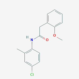 N-(4-chloro-2-methylphenyl)-2-(2-methoxyphenyl)acetamide