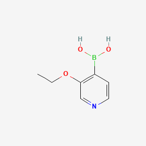 molecular formula C7H10BNO3 B578342 (3-Ethoxypyridin-4-yl)boronic acid CAS No. 1310384-04-3