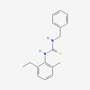 N-benzyl-N'-(2-ethyl-6-methylphenyl)thiourea