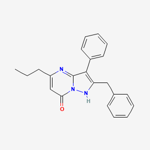 2-benzyl-3-phenyl-5-propylpyrazolo[1,5-a]pyrimidin-7(4H)-one