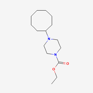 molecular formula C15H28N2O2 B5783482 ethyl 4-cyclooctyl-1-piperazinecarboxylate 