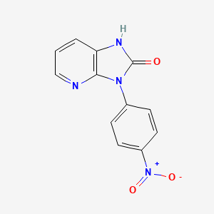 3-(4-nitrophenyl)-1,3-dihydro-2H-imidazo[4,5-b]pyridin-2-one