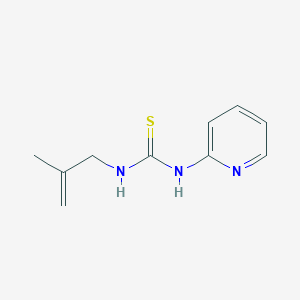 molecular formula C10H13N3S B5783552 N-(2-methyl-2-propen-1-yl)-N'-2-pyridinylthiourea 