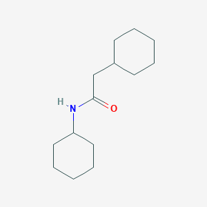 molecular formula C14H25NO B5783575 N,2-dicyclohexylacetamide 