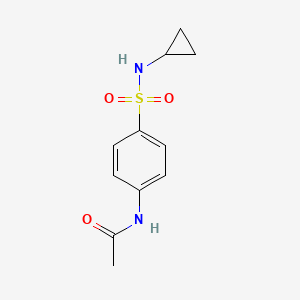 N-{4-[(cyclopropylamino)sulfonyl]phenyl}acetamide