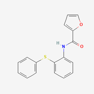 N-[2-(phenylthio)phenyl]-2-furamide