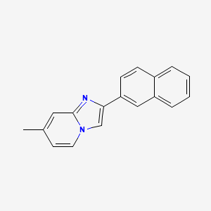 molecular formula C18H14N2 B5783680 7-methyl-2-(2-naphthyl)imidazo[1,2-a]pyridine CAS No. 240135-98-2