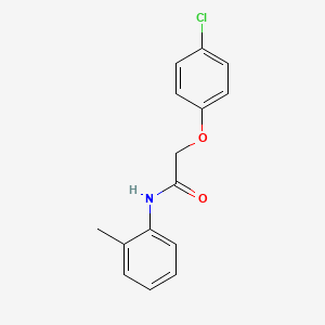 molecular formula C15H14ClNO2 B5783688 2-(4-chlorophenoxy)-N-(2-methylphenyl)acetamide CAS No. 62095-60-7
