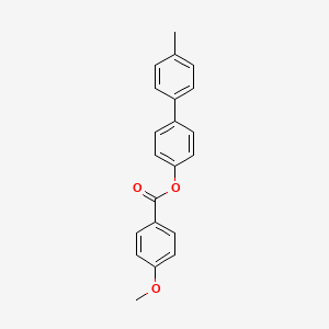 molecular formula C21H18O3 B5783761 4'-methyl-4-biphenylyl 4-methoxybenzoate 