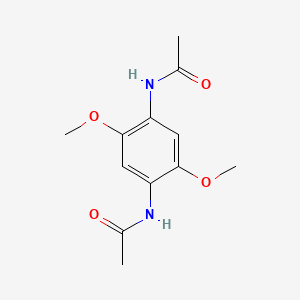 molecular formula C12H16N2O4 B5783769 N,N'-(2,5-dimethoxy-1,4-phenylene)diacetamide 