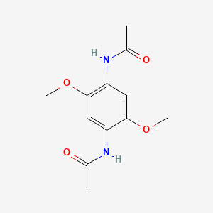 molecular formula C12H16N2O4 B5783769 N-(4-acetamido-2,5-dimethoxyphenyl)acetamide 