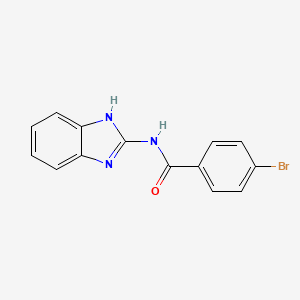 molecular formula C14H10BrN3O B5783805 N-1H-benzimidazol-2-yl-4-bromobenzamide 