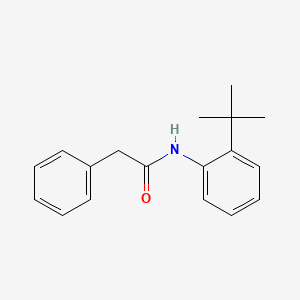 molecular formula C18H21NO B5783824 N-(2-tert-butylphenyl)-2-phenylacetamide 