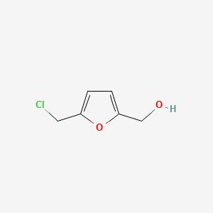 molecular formula C6H7ClO2 B578383 2-Furanmethanol, 5-(chloromethyl)- CAS No. 1265365-41-0
