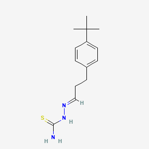 molecular formula C14H21N3S B5783854 3-(4-tert-butylphenyl)propanal thiosemicarbazone 