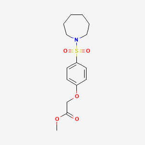 Methyl 2-[4-(azepan-1-ylsulfonyl)phenoxy]acetate