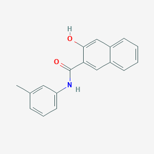 molecular formula C18H15NO2 B5783974 3-hydroxy-N-(3-methylphenyl)-2-naphthamide CAS No. 53151-08-9