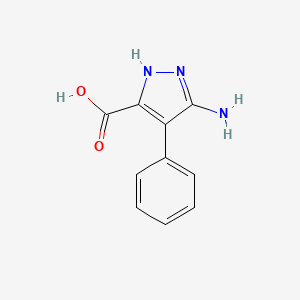 3-amino-4-phenyl-1H-pyrazole-5-carboxylic acid