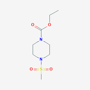 molecular formula C8H16N2O4S B5783999 ethyl 4-(methylsulfonyl)-1-piperazinecarboxylate 