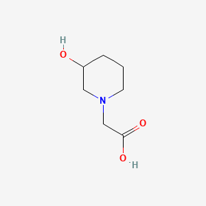 molecular formula C7H13NO3 B578404 2-(3-Hydroxypiperidin-1-yl)acetic acid CAS No. 1217862-95-7
