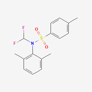 molecular formula C16H17F2NO2S B5784062 N-(difluoromethyl)-N-(2,6-dimethylphenyl)-4-methylbenzenesulfonamide 