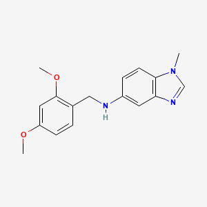 molecular formula C17H19N3O2 B5784082 N-(2,4-dimethoxybenzyl)-1-methyl-1H-benzimidazol-5-amine 