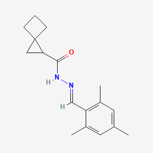 molecular formula C17H22N2O B5784105 N'-(mesitylmethylene)spiro[2.3]hexane-1-carbohydrazide 