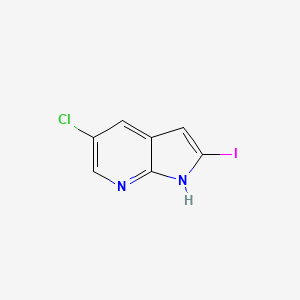 5-Chloro-2-iodo-1H-pyrrolo[2,3-b]pyridine