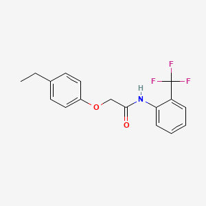 2-(4-ethylphenoxy)-N-[2-(trifluoromethyl)phenyl]acetamide