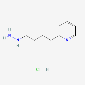 2-(4-Hydrazinylbutyl)pyridine hydrochloride