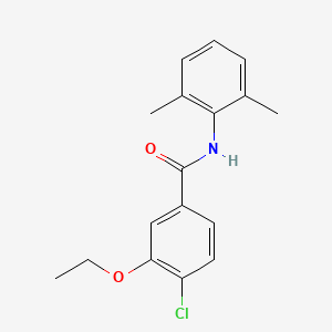 molecular formula C17H18ClNO2 B5784203 4-chloro-N-(2,6-dimethylphenyl)-3-ethoxybenzamide 