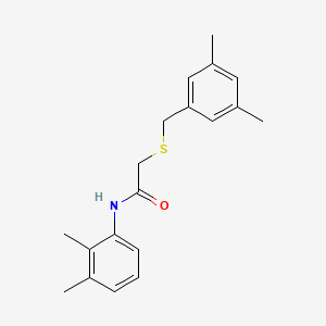 N-(2,3-dimethylphenyl)-2-[(3,5-dimethylphenyl)methylsulfanyl]acetamide