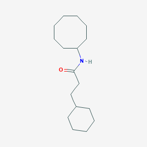 3-cyclohexyl-N-cyclooctylpropanamide