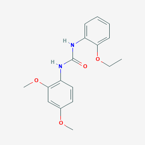 molecular formula C17H20N2O4 B5784605 N-(2,4-dimethoxyphenyl)-N'-(2-ethoxyphenyl)urea 