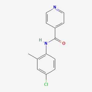 molecular formula C13H11ClN2O B5784616 N-(4-chloro-2-methylphenyl)isonicotinamide 