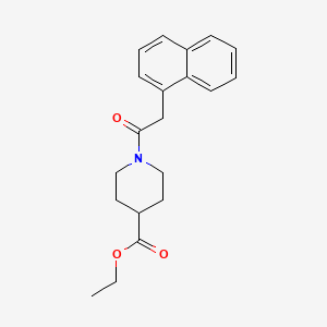 molecular formula C20H23NO3 B5784640 ethyl 1-(1-naphthylacetyl)-4-piperidinecarboxylate 