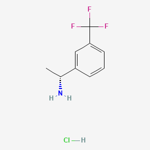 molecular formula C9H11ClF3N B578465 (R)-1-(3-(三氟甲基)苯基)乙胺盐酸盐 CAS No. 1213630-93-3