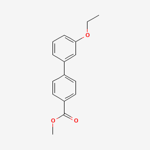 molecular formula C16H16O3 B578466 4-(3-乙氧苯基)苯甲酸甲酯 CAS No. 1355247-10-7