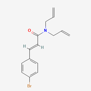 molecular formula C15H16BrNO B5784700 N,N-diallyl-3-(4-bromophenyl)acrylamide 