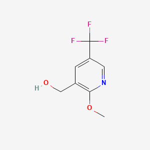 (2-Methoxy-5-(trifluoromethyl)pyridin-3-yl)methanol