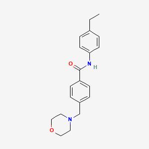 molecular formula C20H24N2O2 B5784710 N-(4-ethylphenyl)-4-(4-morpholinylmethyl)benzamide 