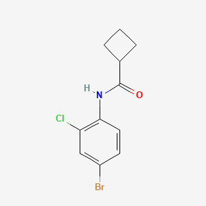 N-(4-bromo-2-chlorophenyl)cyclobutanecarboxamide