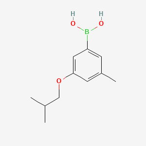 molecular formula C11H17BO3 B578472 3-Isobutoxy-5-methylphenylboronic acid CAS No. 1256345-77-3