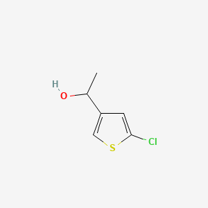 molecular formula C6H7ClOS B578475 1-(5-Chloro-thiophen-3-YL)ethanol CAS No. 1363383-08-7