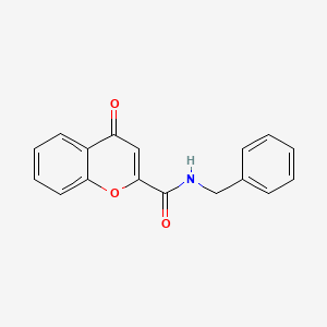 molecular formula C17H13NO3 B5784753 N-benzyl-4-oxo-4H-chromene-2-carboxamide 