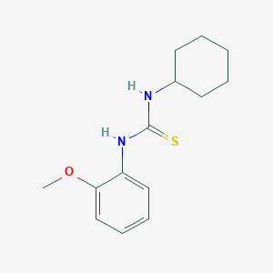 molecular formula C14H20N2OS B5784777 N-cyclohexyl-N'-(2-methoxyphenyl)thiourea 