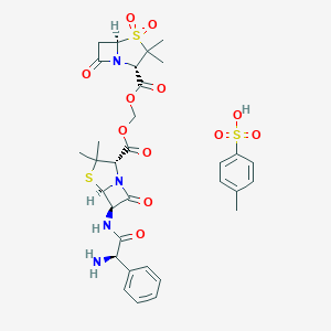 molecular formula C₃₂H₃₈N₄O₁₂S₃ B057848 妥拉苏坦 CAS No. 83105-70-8