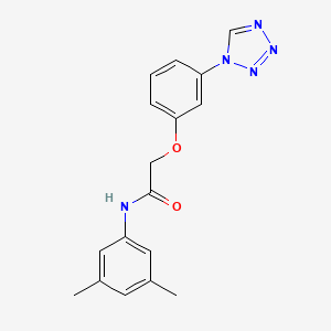 molecular formula C17H17N5O2 B5784815 N-(3,5-dimethylphenyl)-2-[3-(1H-tetrazol-1-yl)phenoxy]acetamide 