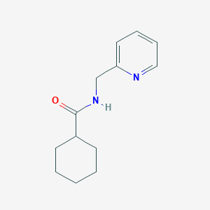 molecular formula C13H18N2O B5784818 N-(2-pyridinylmethyl)cyclohexanecarboxamide 