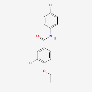 molecular formula C15H13Cl2NO2 B5784893 3-chloro-N-(4-chlorophenyl)-4-ethoxybenzamide 